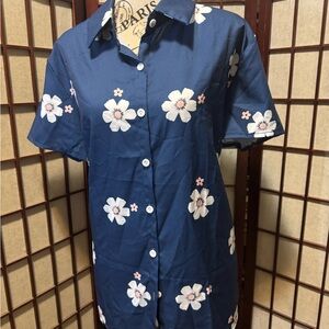 Floral Button-Up Shirt